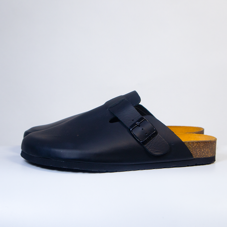 Sabot en cuir Noir