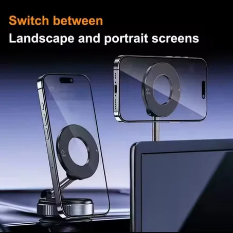 حامل الهاتف المغناطيسي °360 للتثبيت في السيارة