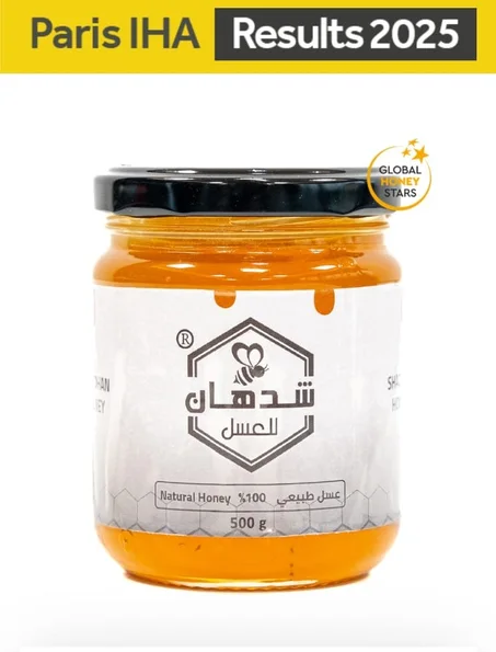 عسل مجرى أبيض طبيعي 100% — نقاء عالي وفوائد صحية مضمونة