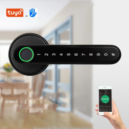 مقبض كهربائي ذكي للباب