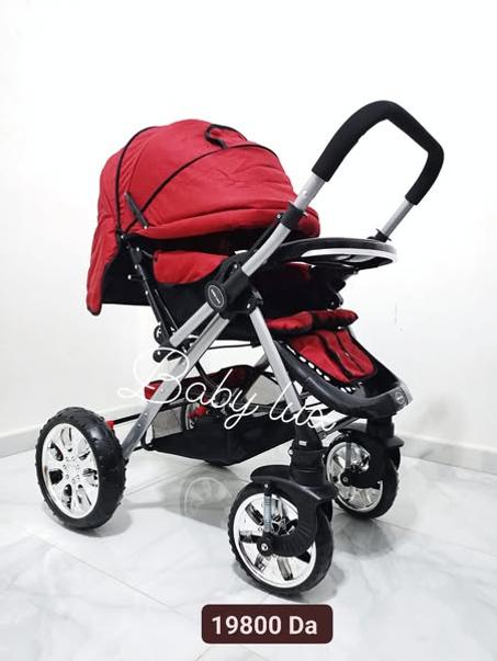 Poussette reversible 3 positons - BEBELOVE