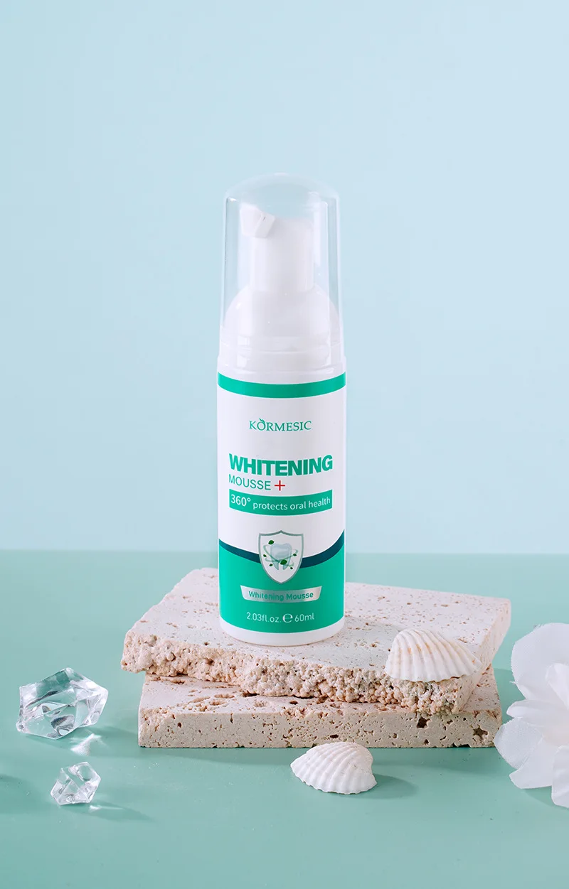 mousse de blanchiment des dents رغوة تبييض أسنان