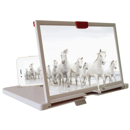 Screen Amplifierمكبر شاشة الهاتف 12 بوصة - استمتع بتجربة السينما في منزلك بجودة عالية 3D