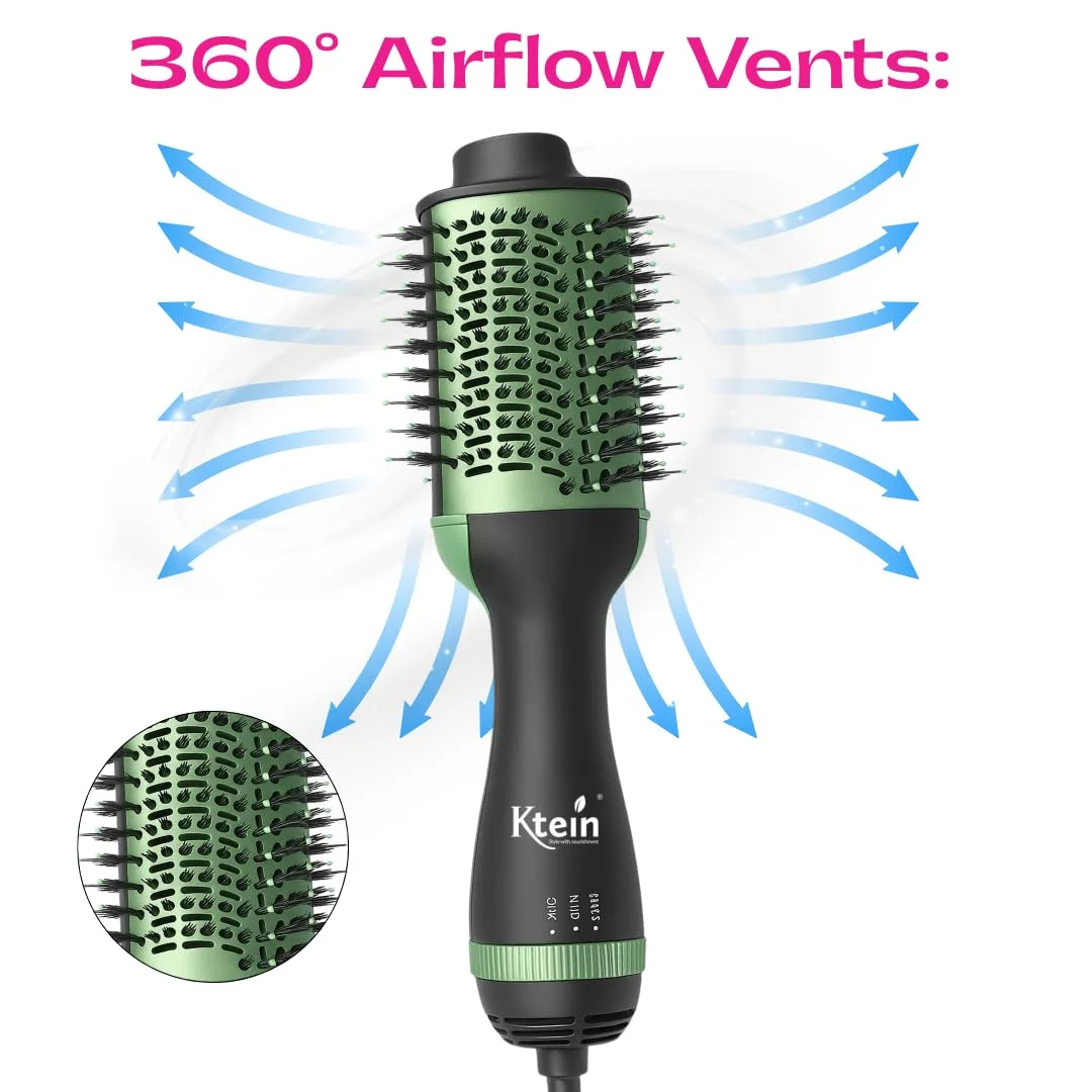 Avocado 3D power فرشاة الشعر الاحترافية