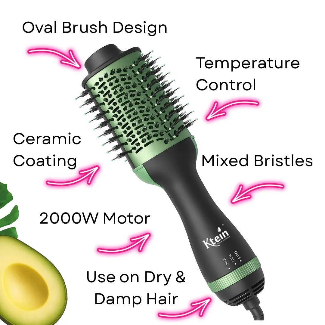 Avocado 3D power فرشاة الشعر الاحترافية