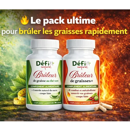 Défi Corporel Duo : Brûleur de graisse + Coupe-faim naturel