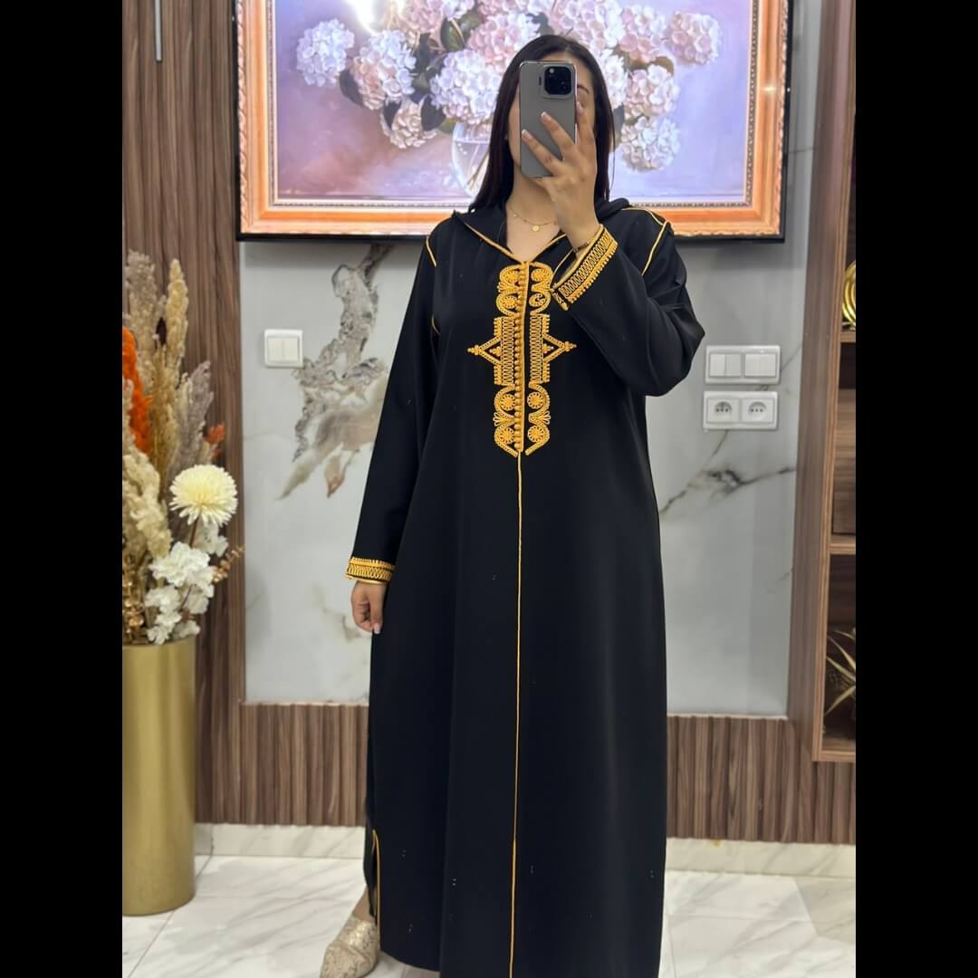 جلابة الطرزة المغربية الأصيلة