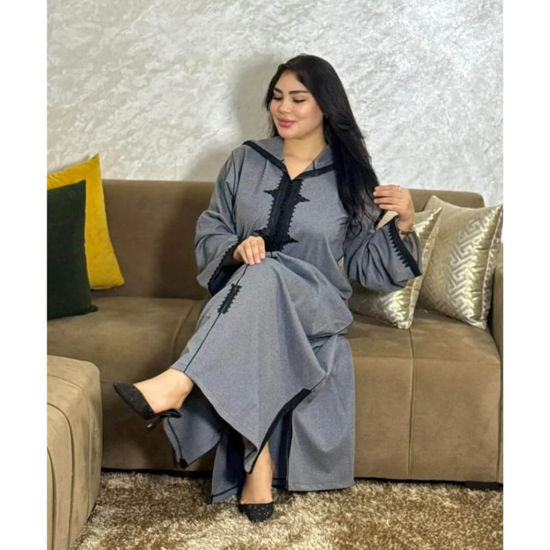 جلابة شتوية راقية وأنيقة فصالة إفازي