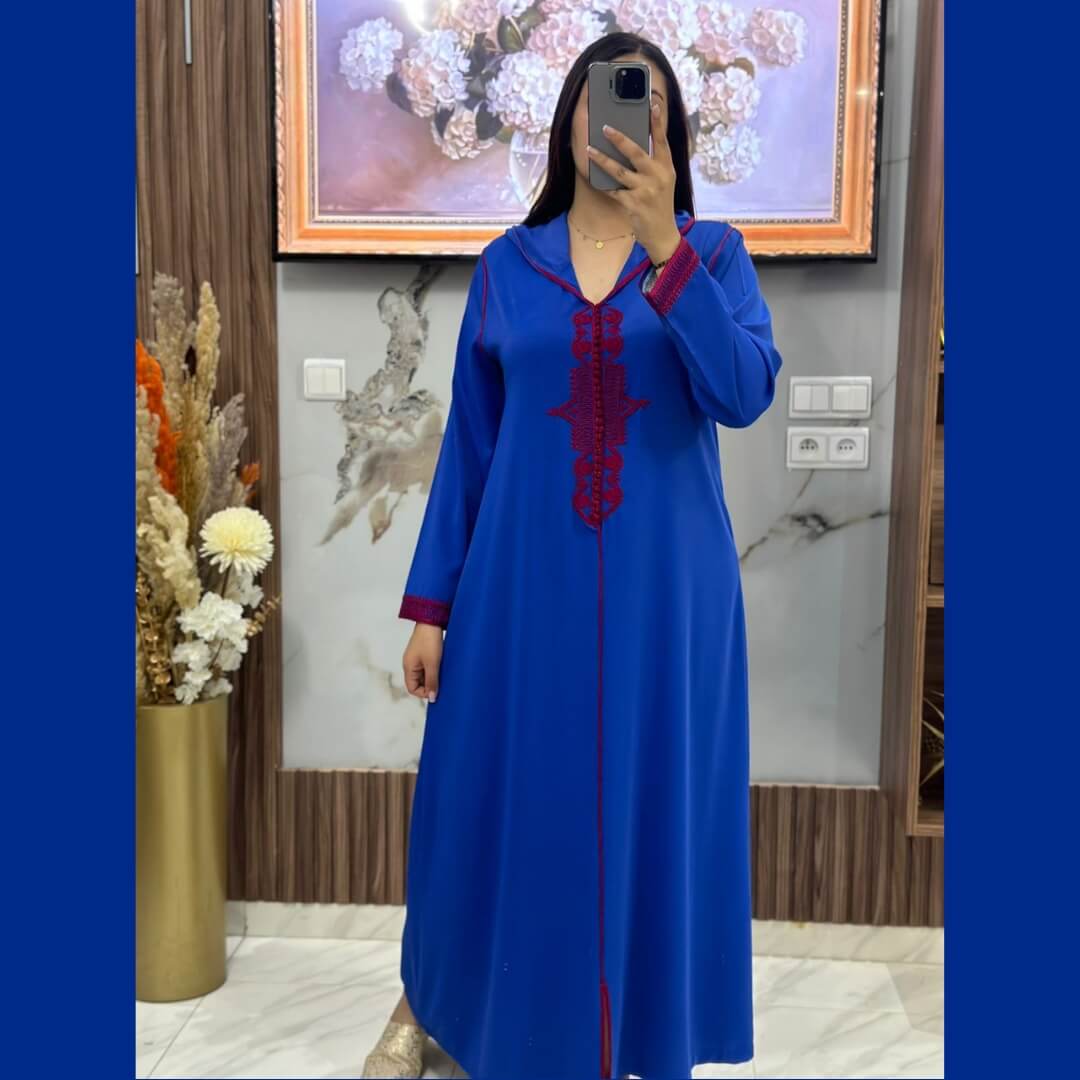 جلابة الطرزة المغربية الأصيلة