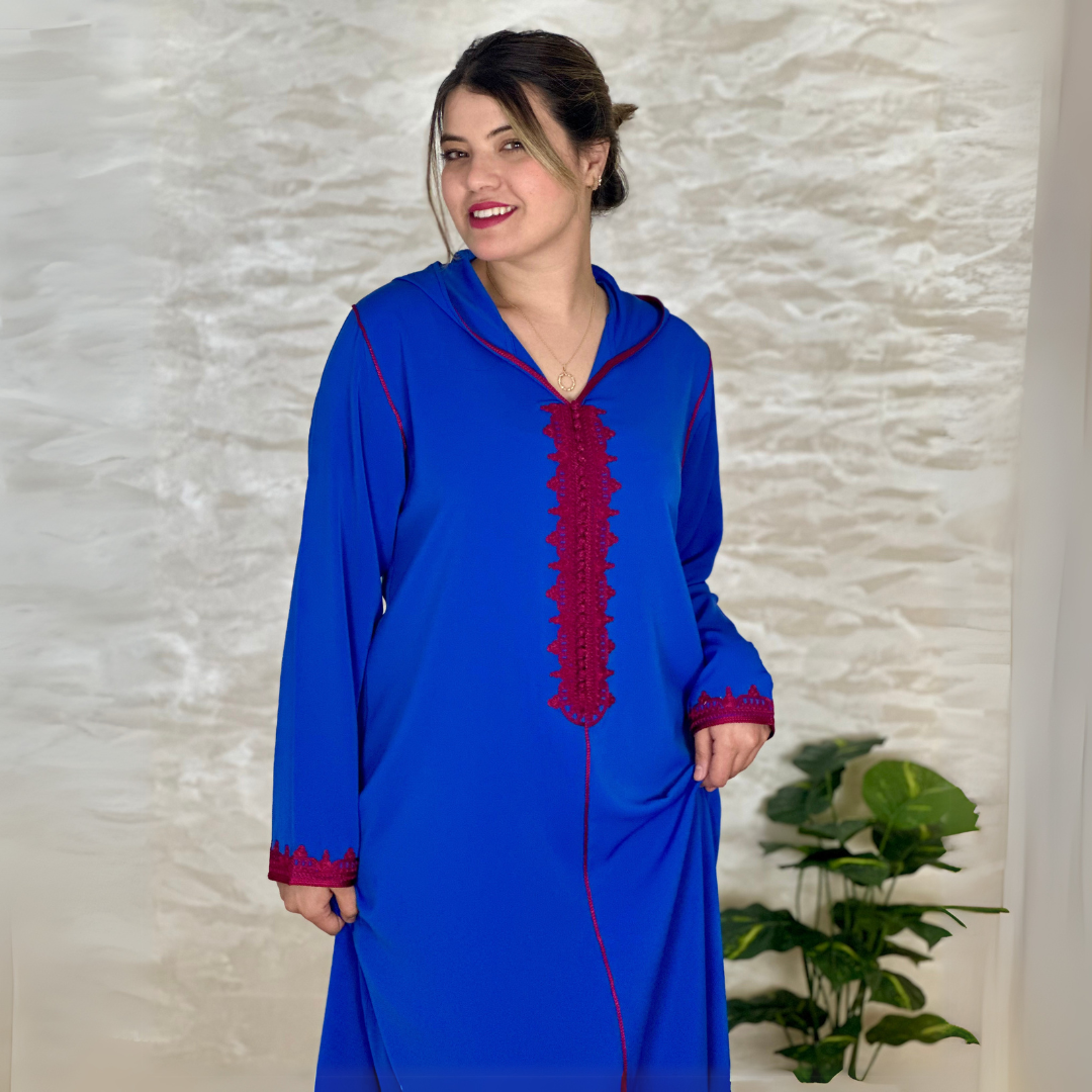 جلابة الطرزة المغربية