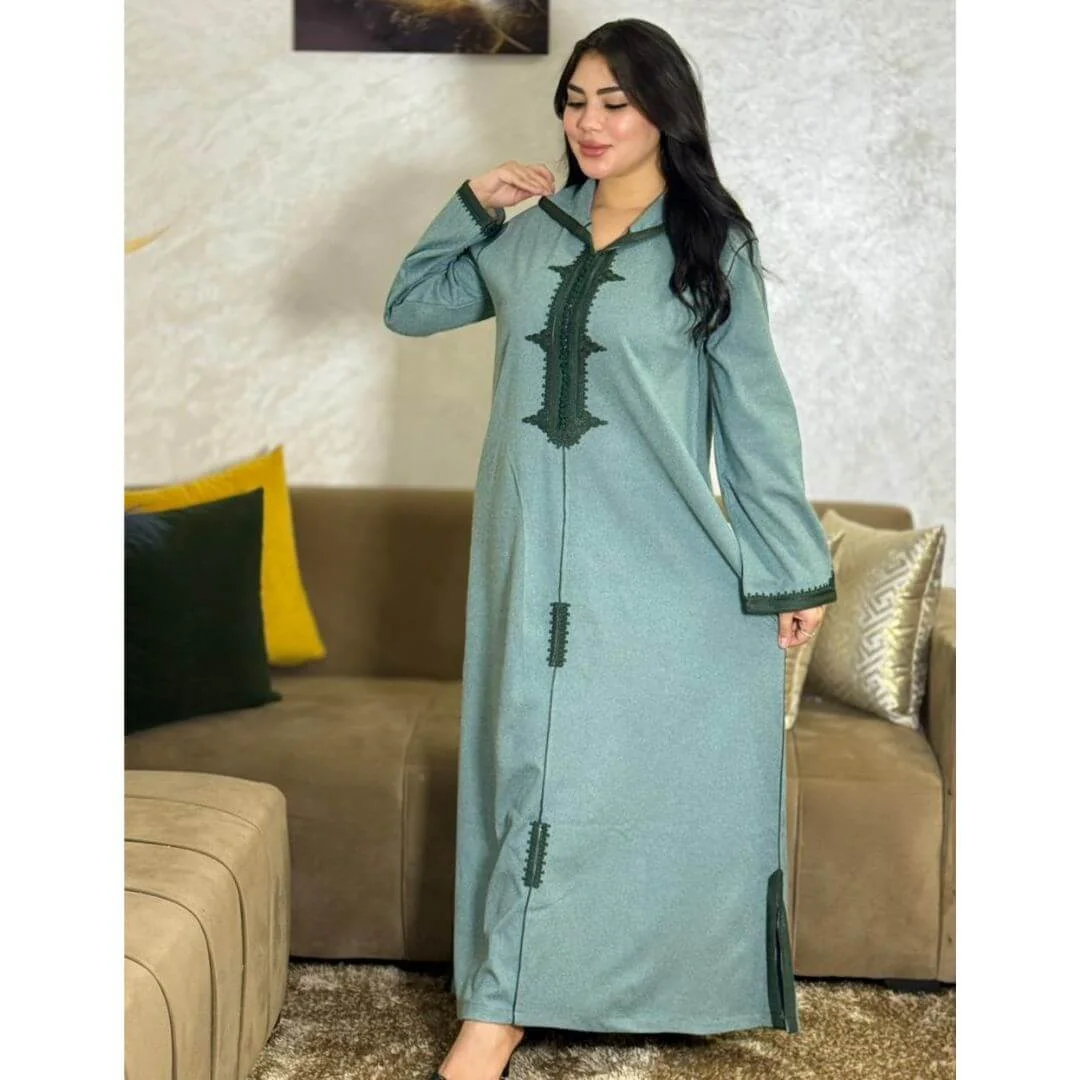 جلابة شتوية راقية وأنيقة فصالة إفازي