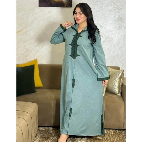 جلابة شتوية راقية وأنيقة فصالة إفازي