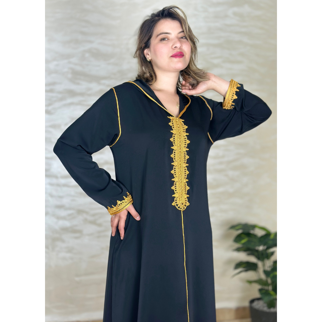 جلابة الطرزة المغربية