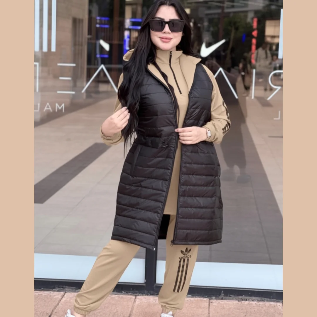 أونسومبل 3 بياس للشتاء | جيلي طويل مع القب وستايل راقي