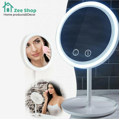 Mirroir cosmétique LED/Ventilateur