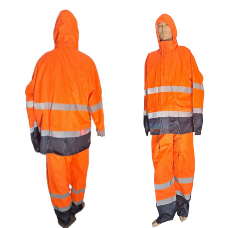 بدلة مطر عالية الرؤية – الأمان والحماية في كل الظروف