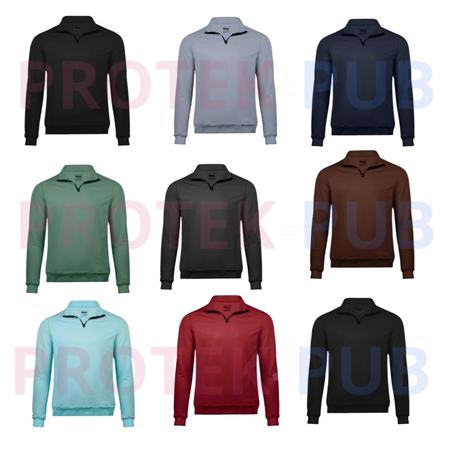 سويت شيرت رجالي برقبة عالية وسحاب – راحة وأناقة مثالية