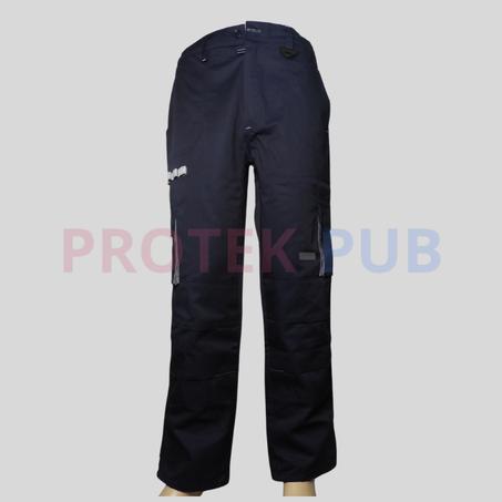 بنطلون متعدد الجيوب لون أزرق سوف تجده مريح اثناء العمل