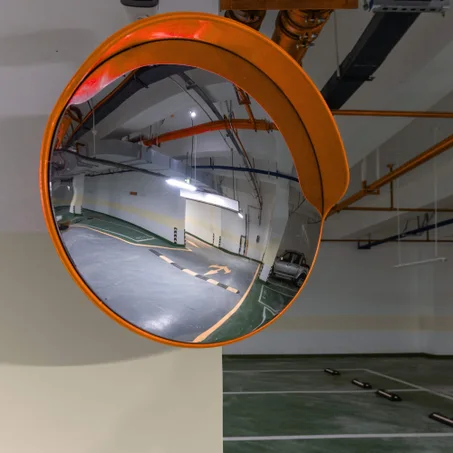 مرآة الأمان للرؤية الواسعة