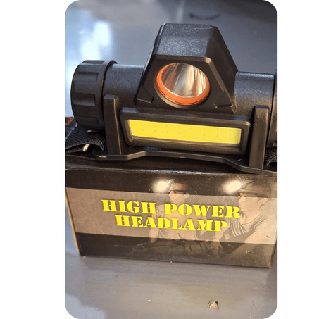 مصباح رأس احترافي للعمل الليلي – إضاءة قوية وراحة مثالية