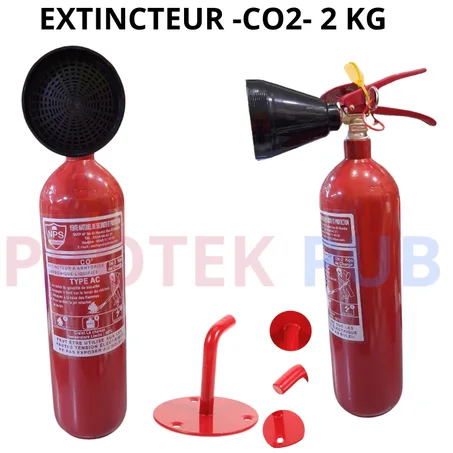 مطفأة حريق CO₂ وزن 2 كلغ – الحلّ المثالي للكهرباء