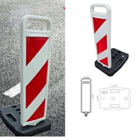 70x45x100 balise avertisseur 5 kg حاجز مروري احترافي لتنظيم الحركة وضمان السلامة