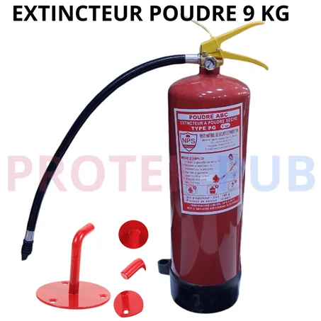 مطفأة حريق بودرة 9 كلغ… الأمان ديما معاك