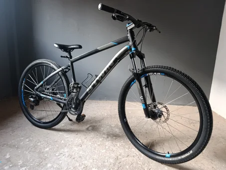 دراجة جبلية BTWIN Rockrider XXL – ألمنيوم كامل!