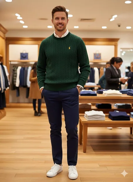 Polo Ralph Lauren Vert Royal — أناقة وراحة أصلية