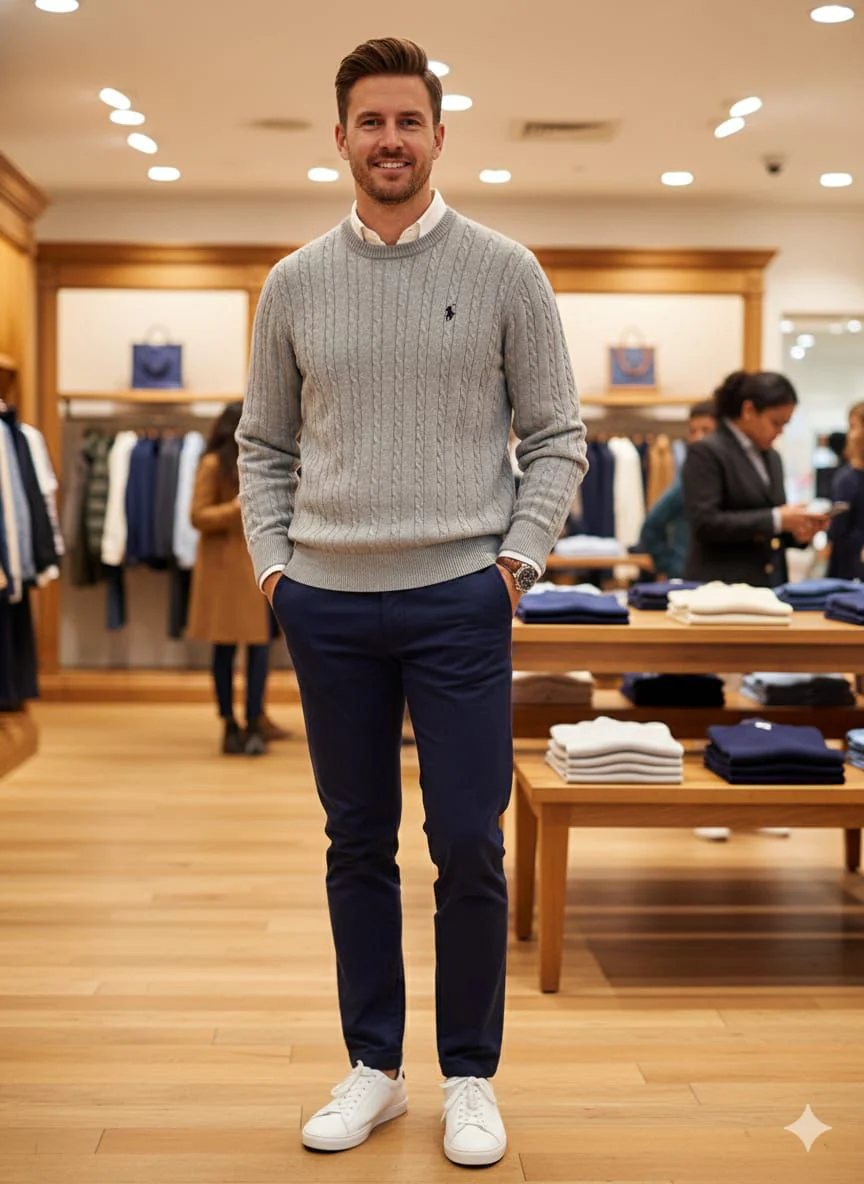 Polo Ralph Lauren Gray — أناقة وراحة أصلية