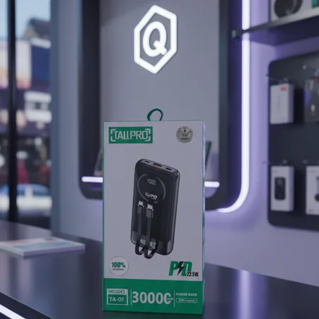 لوحش ديال الطاقة ⚡.. باور بانك بقوة 30,000 mAh يهنيك من الشارج أيام وأيام!