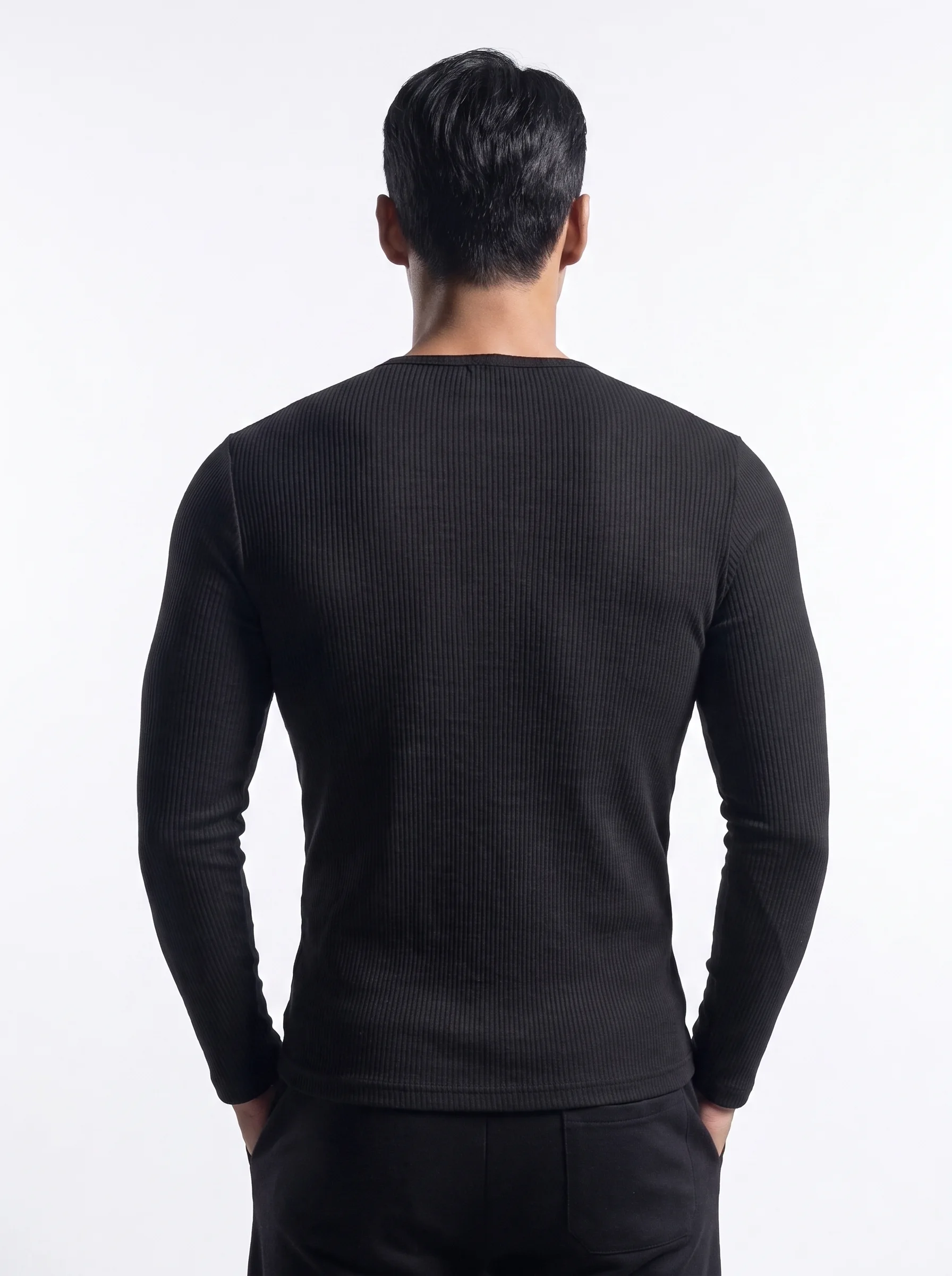 Henley Long Sleeve Tricot  (Premium Edition)