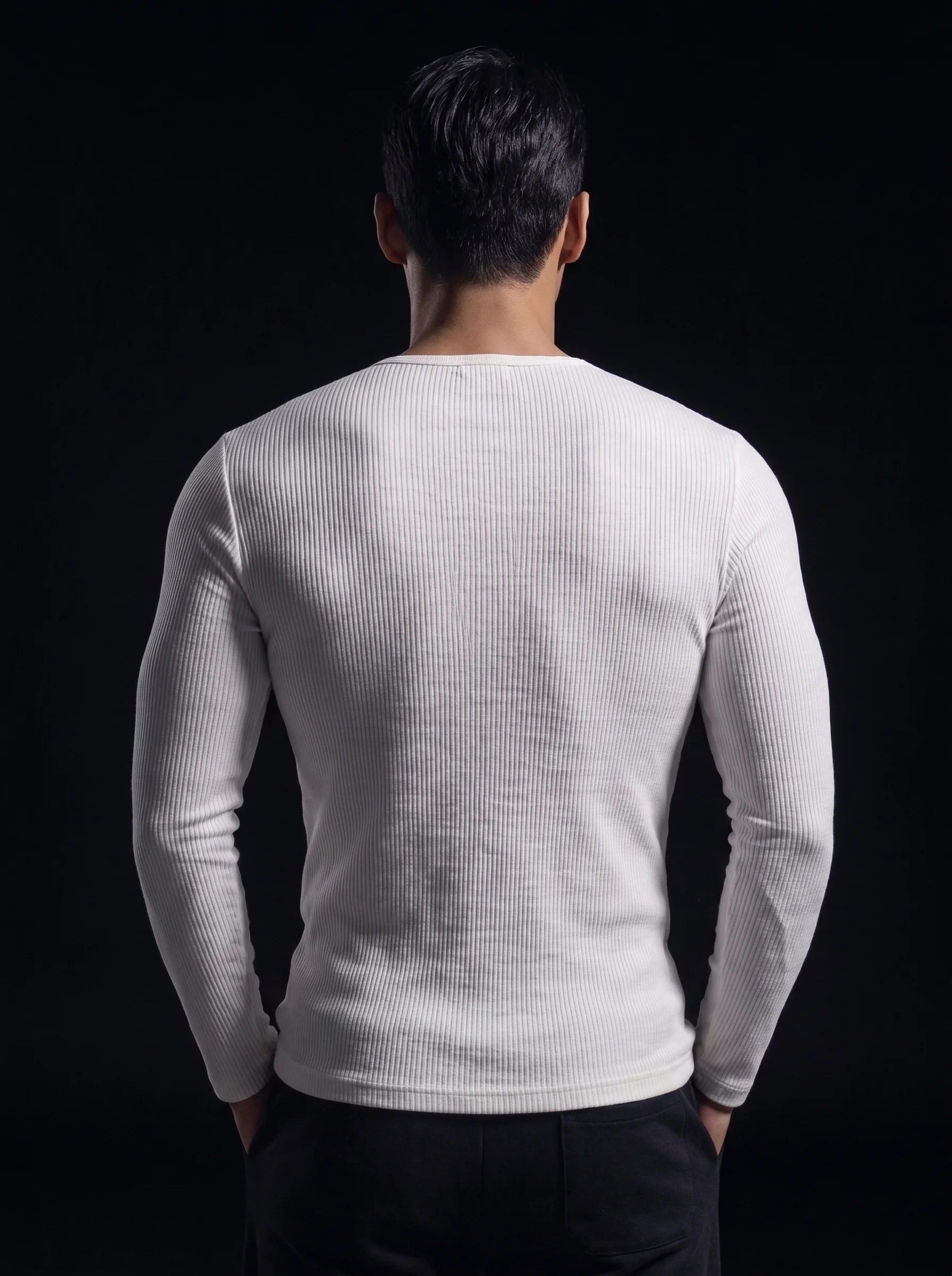 Henley Long Sleeve Tricot  (Premium Edition)