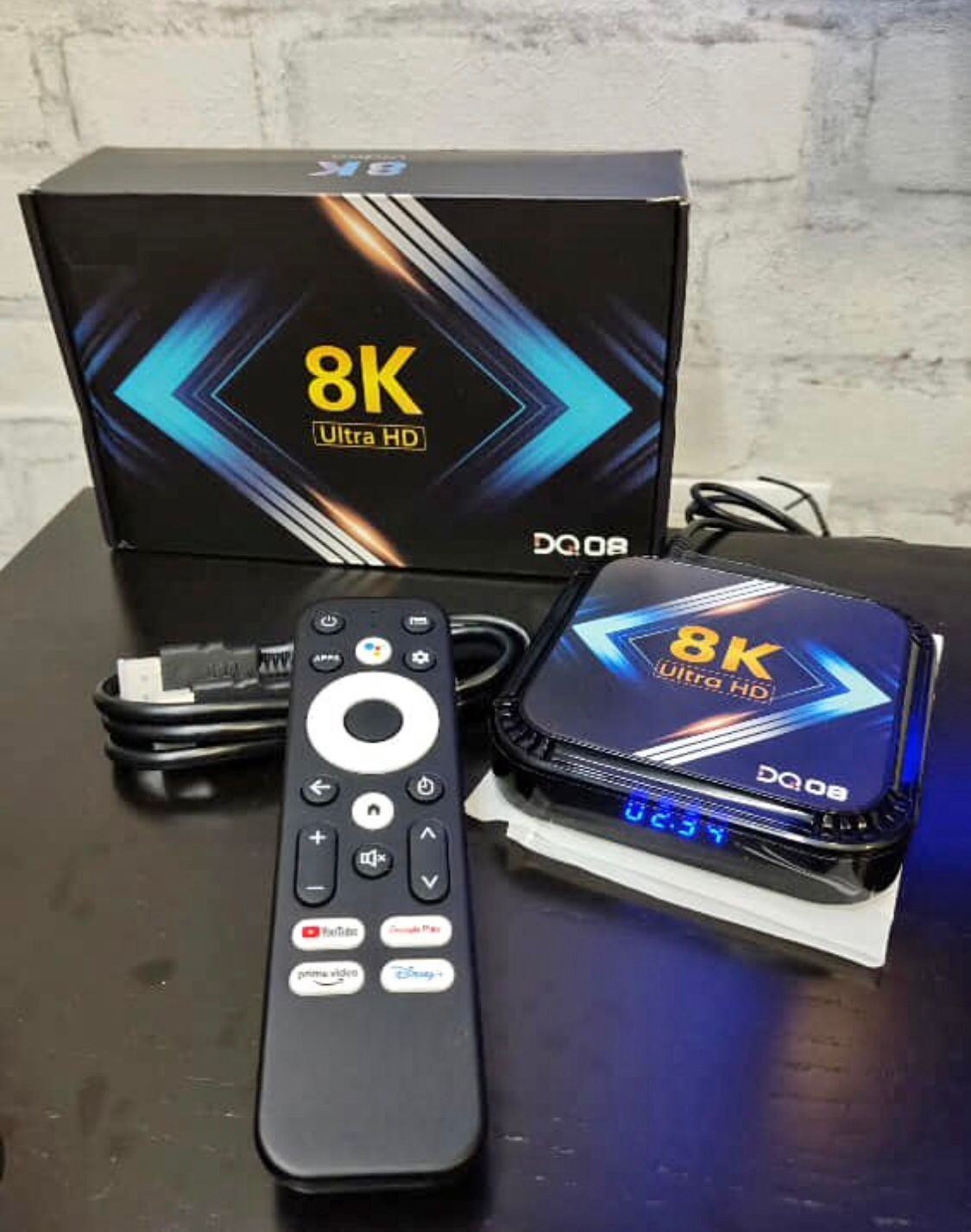 TV BOX DO08 8K Ultra HD 64GB 4 RAM