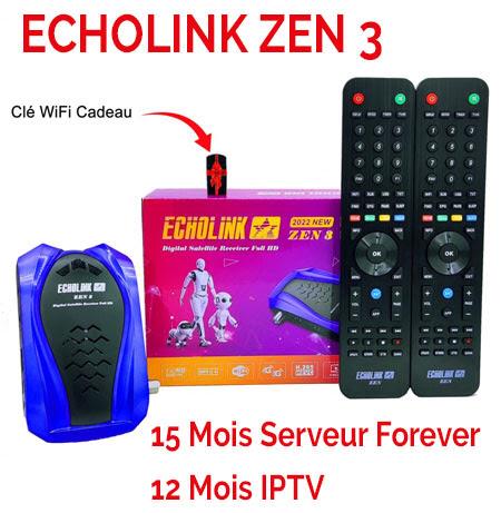 ECHOLINK ZEN 3 Récepteur Plus clé wifi Grattuite 15 Moi IPTV One Premium