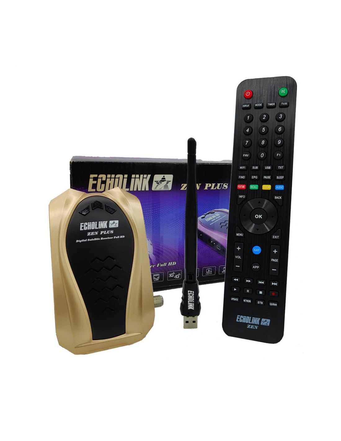 ECHOLINK PLUS Récepteur Zen plus clé wifi Grattuite Plus 15Moi IPTV One Premium