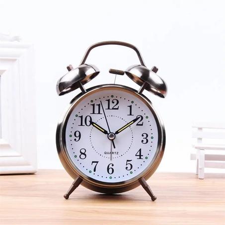 Réveil à double cloche pour chevet