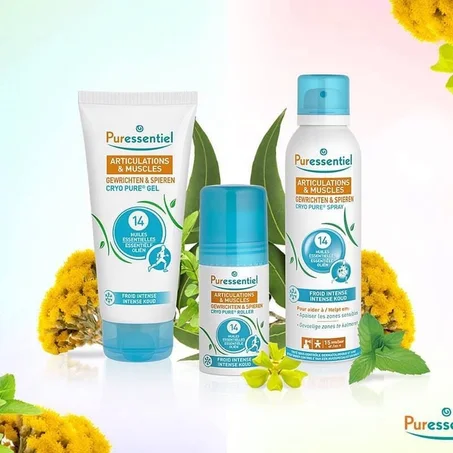Pack Muscles Articulations – Spray, Gel & Roll-On Huiles Essentielles