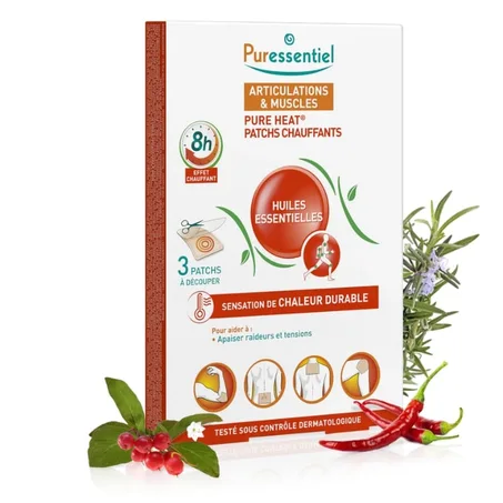 Patch Chauffant Douleur Dos – Huiles Essentielles