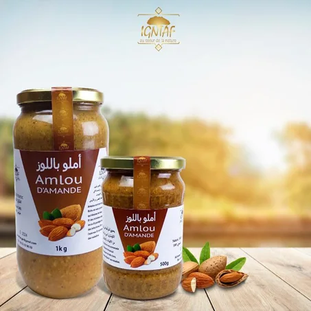 أملو باللوز و زيت أركان وعسل حر