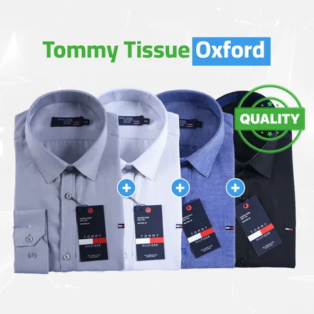 Pack de 4 Chemises Tommy Oxford