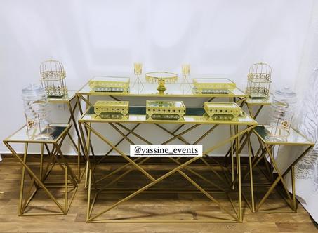 Deux tables rectangulaires & Deux tables carres & Accessoires & Transport & Installation