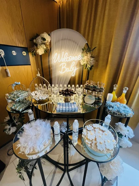 Tables de luxes & Accessoires & Cercle de fleurs & Installation & Transport