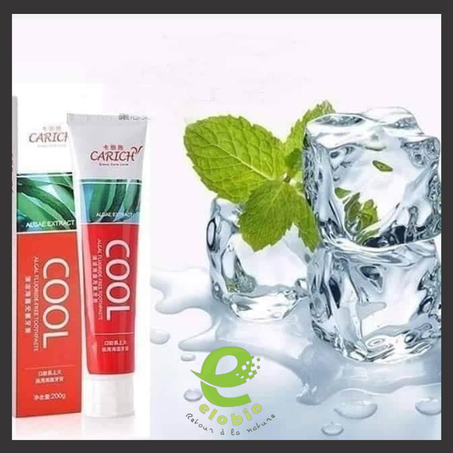 Dentifrice sans fluor aux extraits d'algues marine