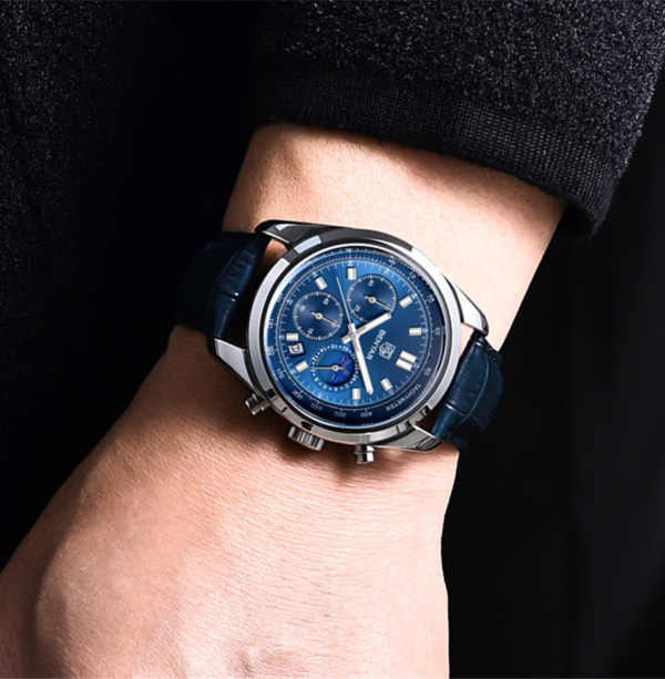 montre hommes BY-5193 en cuir