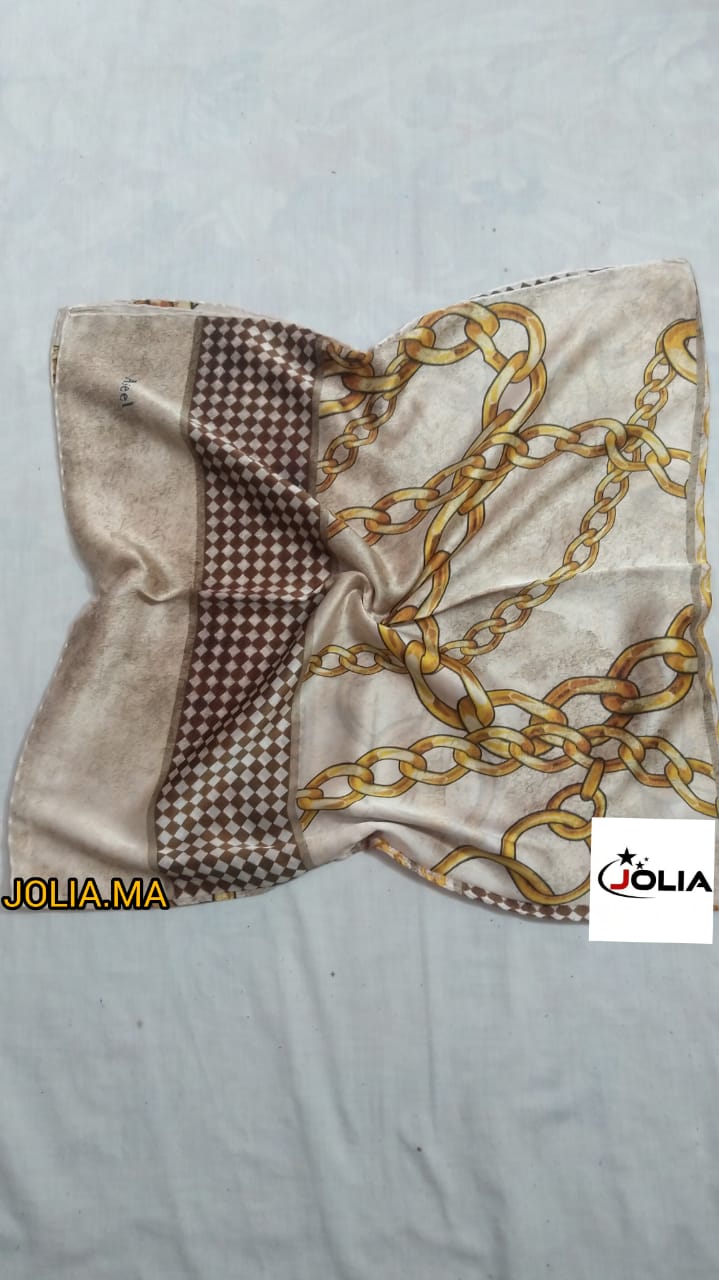 Foulard satin multi couleurs