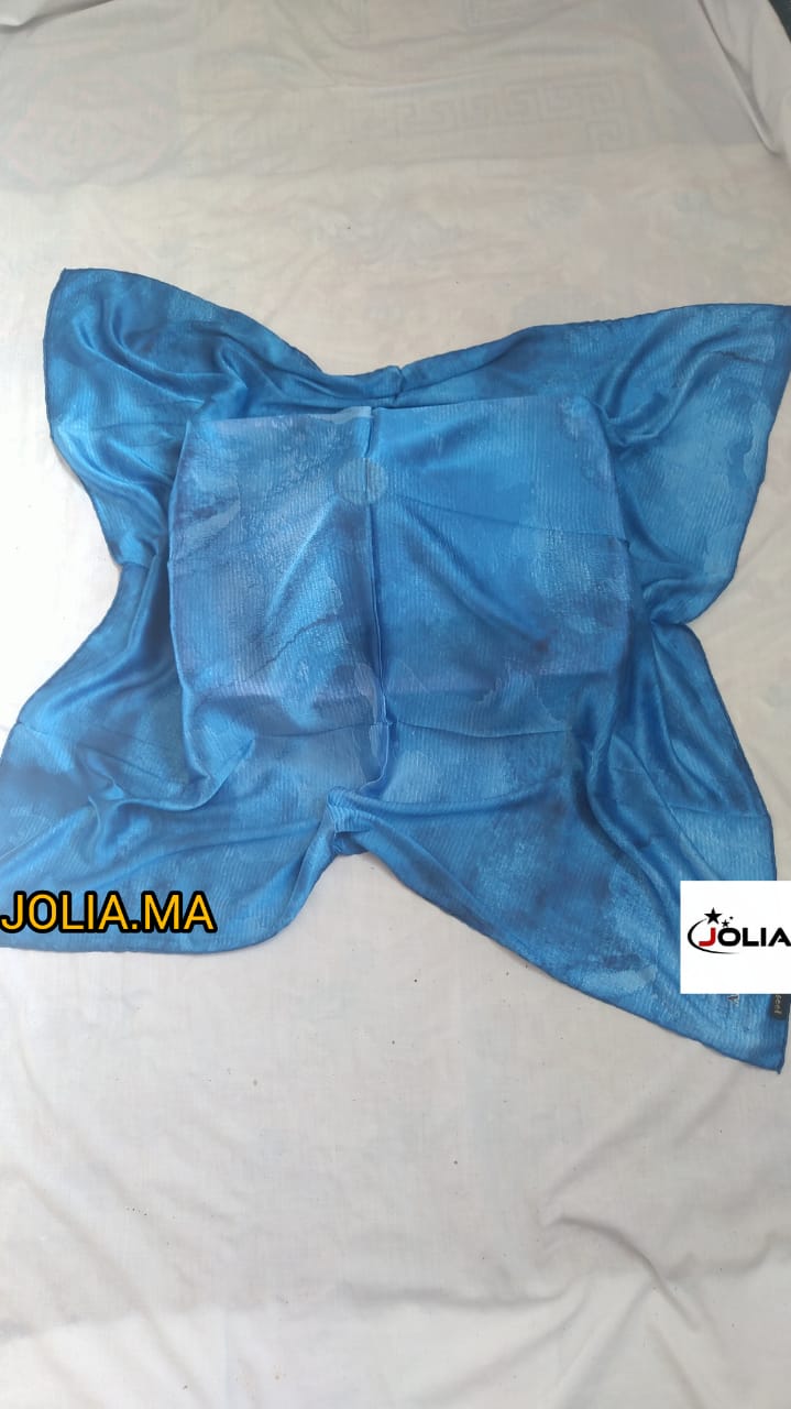 Foulard satin multi couleurs