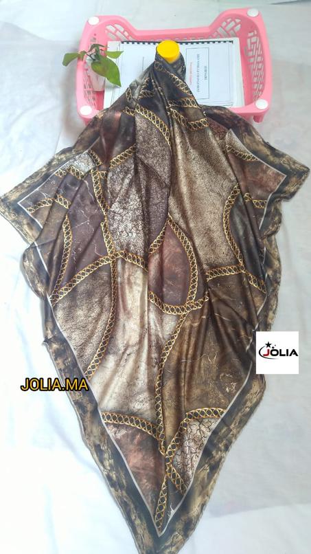 Foulard satin multi couleurs