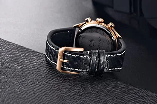 BY-5195 BENYAR CUIR montre homme