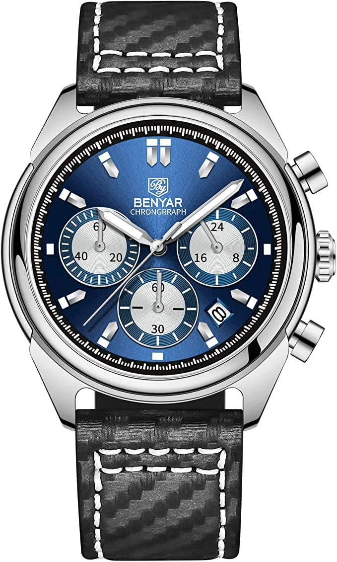 BY-5195 BENYAR CUIR montre homme